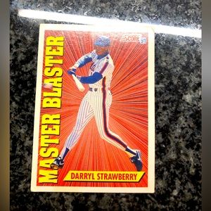 Darryl Strawberry Score 1991 Master Blaster Series #691 baseball card!!